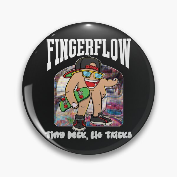 Item preview, Cool Fingerboard Skater Cartoon : Fingerboard Tricks Skate designed and sold by ImaginarStore.