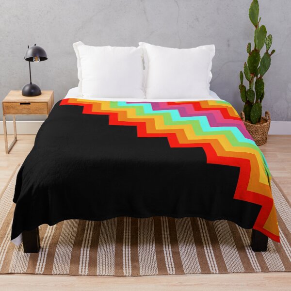 Item preview, vibrant-zigzag-chevron-pattern-in-bright-color-bands designed and sold by mariaflaviane.