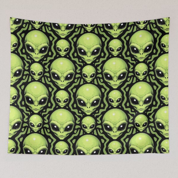 Item preview, Green Alien - Pattern designed and sold by Ederson D'Mind.