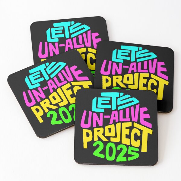 Item preview,  Let's Un-Alive Project 2025 Word Art designed and sold by Unhinged Heather.