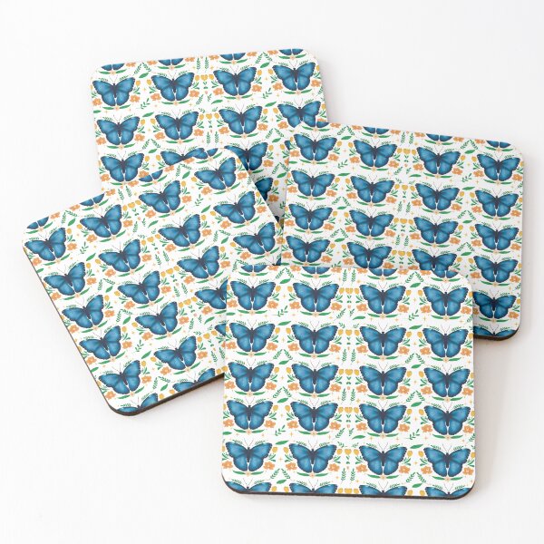 Item preview, Blue Morpho Butterfly Sticker designed and sold by Isabelrpilustraciones.
