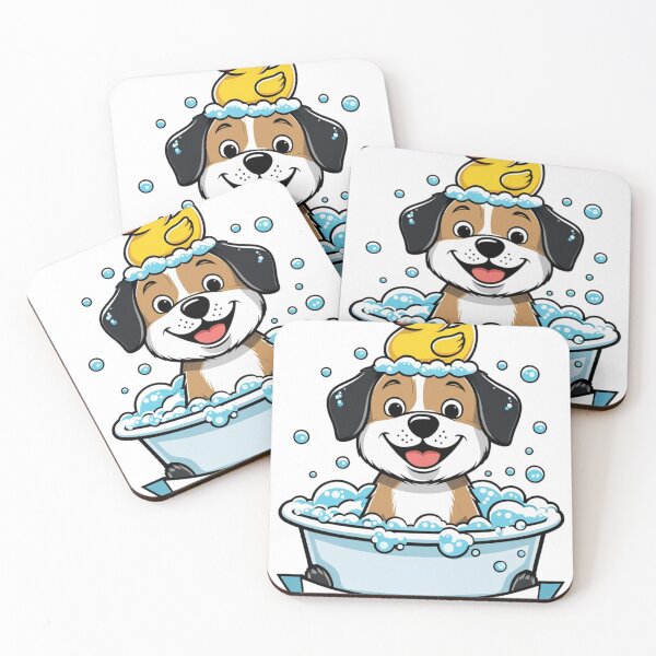 Item preview, Scrub-A-Dub Pup Dog in Bathtub Bathtime Dog Funny Dog Humor Dog Lover Gift designed and sold by Furry Paw  Prints.
