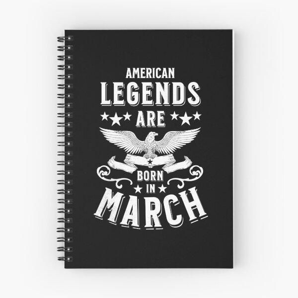 Item preview, American Legends are Born in March designed and sold by AnAzArt.