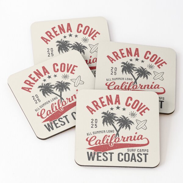 Item preview, Arena Cove Surf Camp Surfing Pacific West Coast California designed and sold by eclecTEEq.