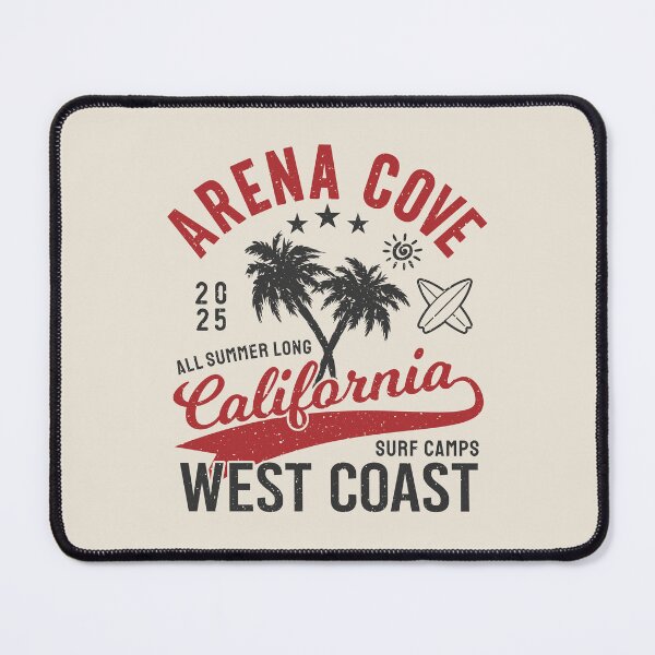 Item preview, Arena Cove Surf Camp Surfing Pacific West Coast California designed and sold by eclecTEEq.