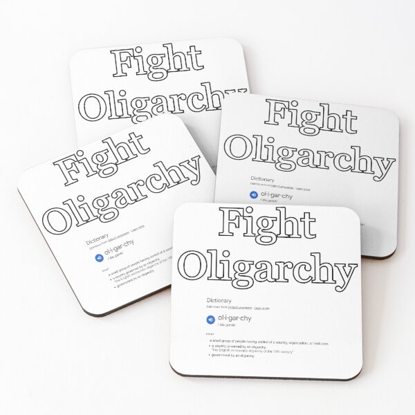 Item preview, Fight Oligarchy designed and sold by Mercury's Space.