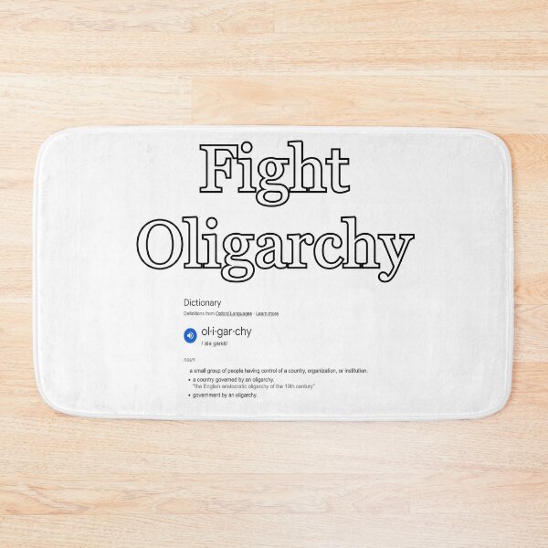 Item preview, Fight Oligarchy designed and sold by Mercury's Space.