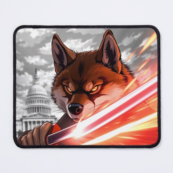 Item preview, Doge Samurai - slashing through government waste designed and sold by Cancelpalooza.