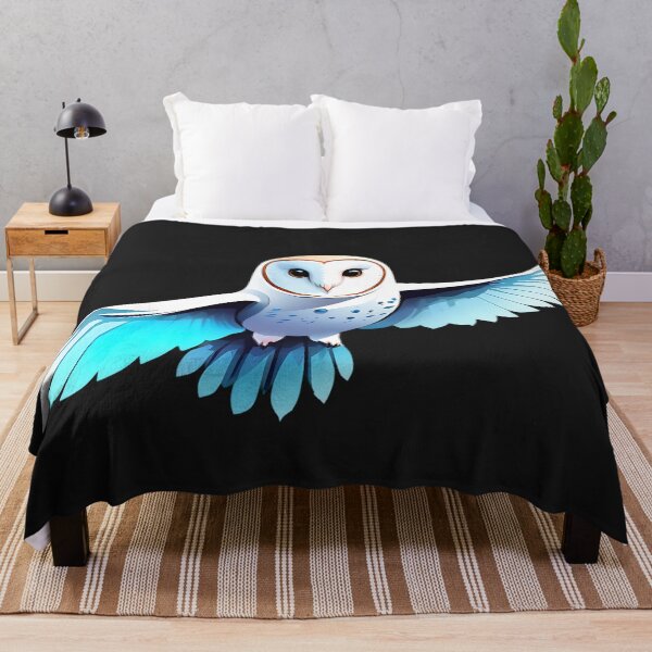 Item preview, Elegant Barn Owl in Flight designed and sold by UniversalFlair.