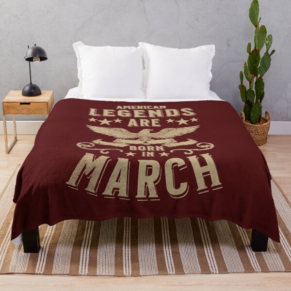 Item preview, American Legends are Born in March designed and sold by AnAzArt.