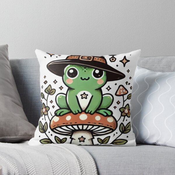 Item preview, Lucky Frog - Whimsical Cottagecore T-Shirt designed and sold by Machciu04.