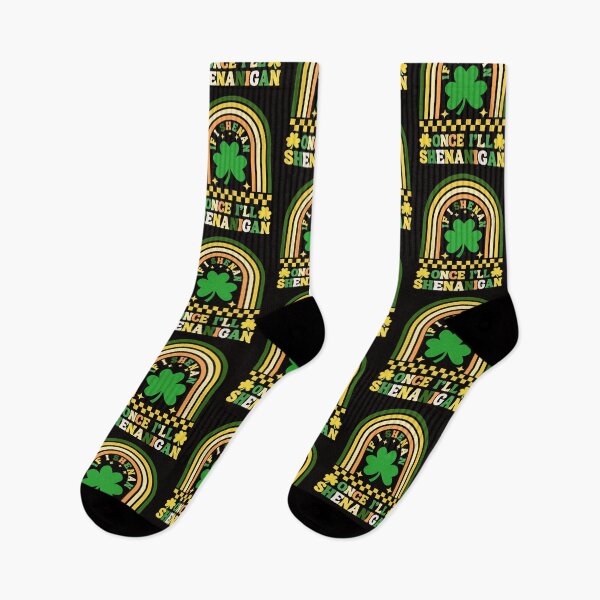 Item preview, If I Shenan Once I'll Shenanigan – Groovy St. Patrick’s Day designed and sold by BornBorn.