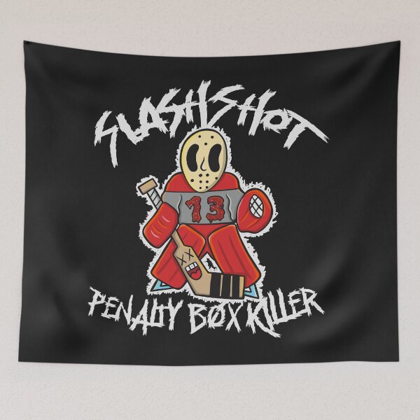 Item preview, Hockey Goalie Halloween Fun : Bloody Hockey Slasher designed and sold by ImaginarStore.