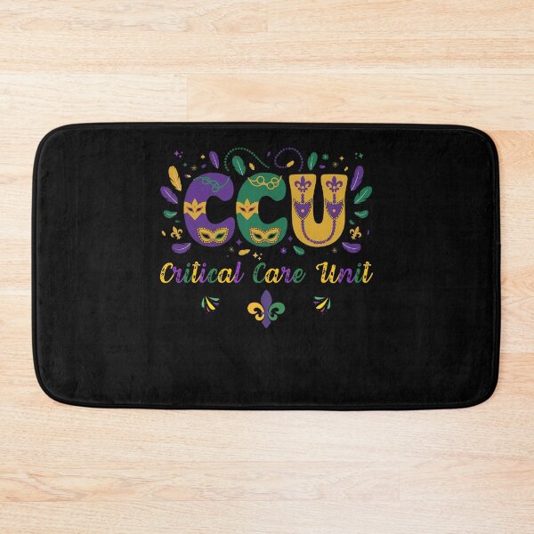 Item preview, Funny CCU Nurse Mardi Gras Gift Four Critical Care Unit Nurses 2025 designed and sold by ArtByKatti.