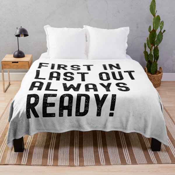 Item preview, Firefighter First In Last Out Always Ready Black Color designed and sold by TymekStore.