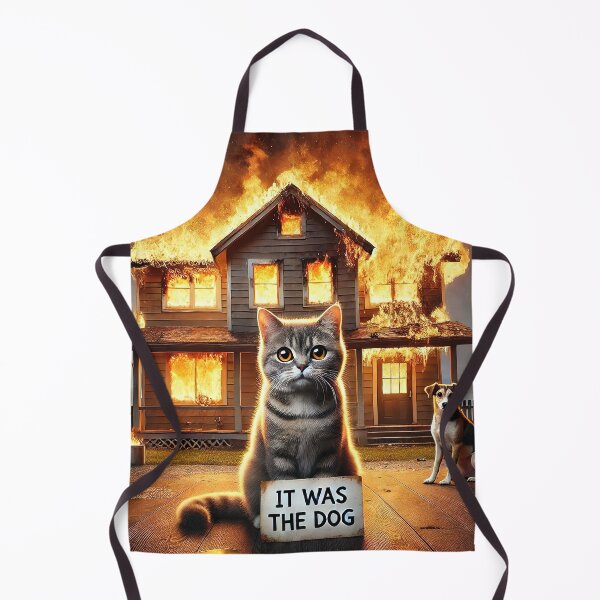 Item preview, Blame the Dog: House on fire designed and sold by RK - Shop.