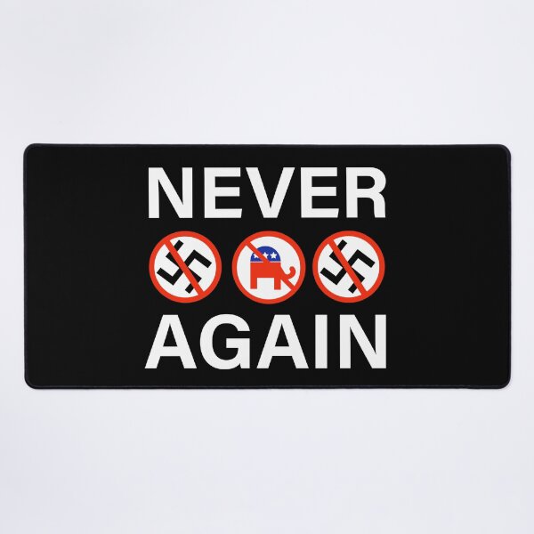 Item preview, Never Again American anti fascism design designed and sold by Rachel the Artist .