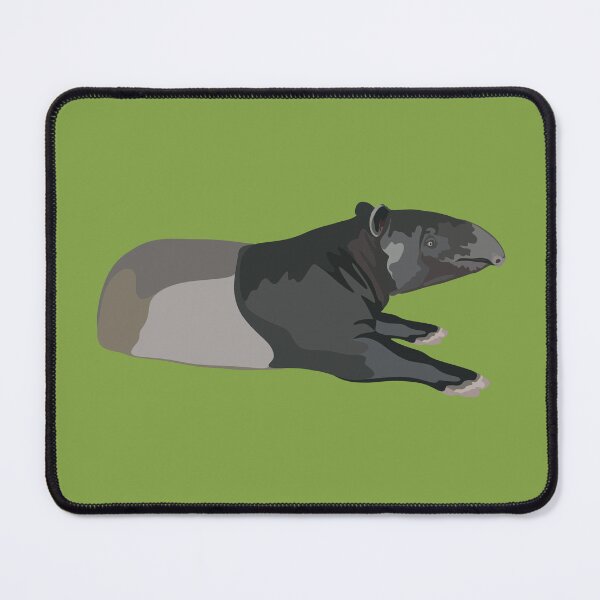 Item preview, M is for Malayan Tapir ,Malayan Tapir – Distinctive Southeast Asian Forest Mammal Illustration designed and sold by PrettylittlepastelUk.