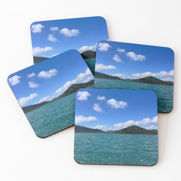 Item preview, Waves crashing on a boat in Whitsundays Australia designed and sold by LondonArtTravels.