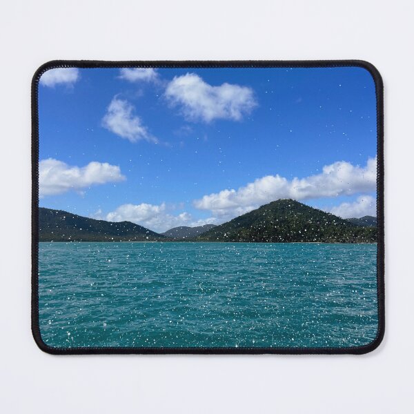 Item preview, Waves crashing on a boat in Whitsundays Australia designed and sold by LondonArtTravels.