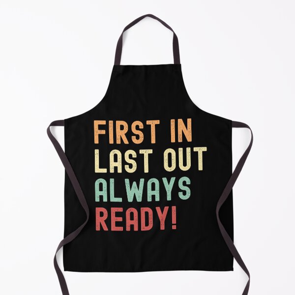 Item preview, Firefighter First In Last Out Always Ready Retro Colors designed and sold by TymekStore.
