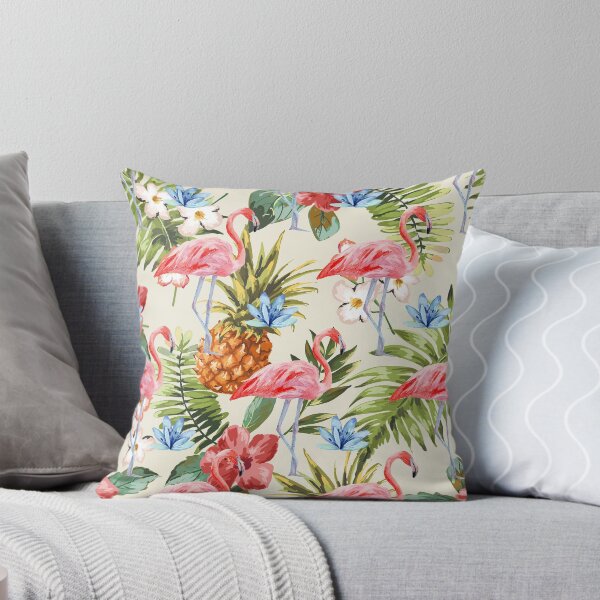 Item preview, Floral Flamingo designed and sold by Helt-Sort.