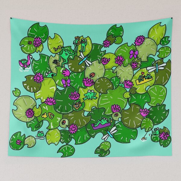 Item preview, Frog fiesta designed and sold by Jmablesonart.