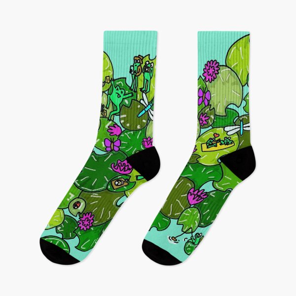 Item preview, Frog fiesta designed and sold by Jmablesonart.