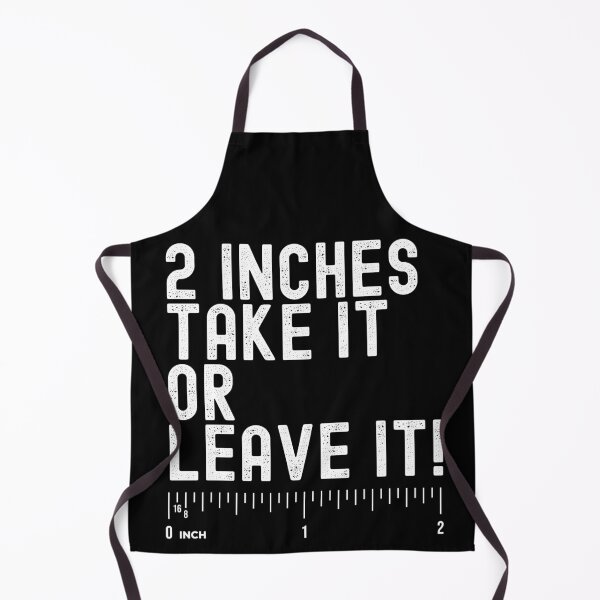 Item preview, 2 Inches Take It Or Leave It Funny White Color designed and sold by TymekStore.