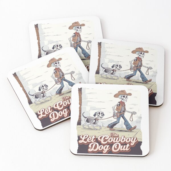 Item preview, Let the cowboy dog out - Cowboy dog - Get the cowboy dog out - Think cowboy dog - Free cowboy dog - Run for the cowboy dog - Funky cowboy dog designed and sold by JansenGS.
