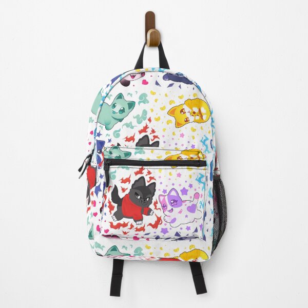 Vista previa del artículo con la obra «Patrón de gato Meemeow con corazón de amor de Aphmau y sus amigos», diseñado y vendido por ACenturyMage.