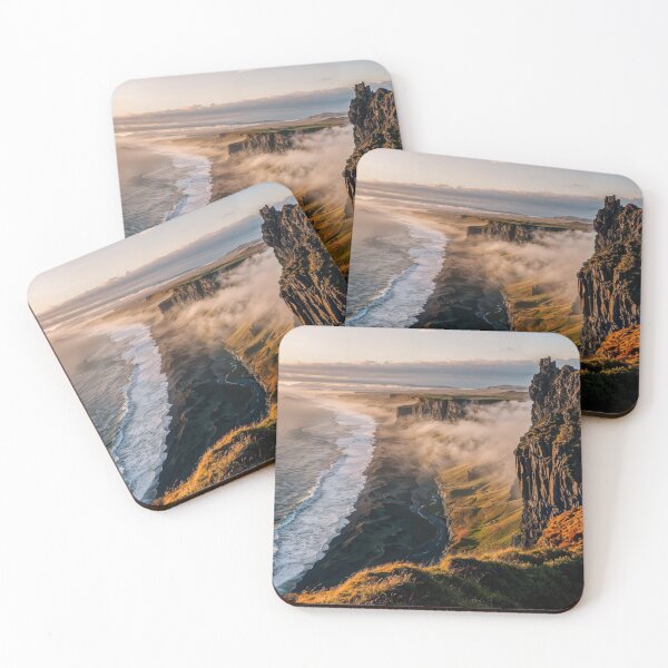 Item preview, Coastal Cliffs at Sunrise with Rolling Waves designed and sold by regnumsaturni.