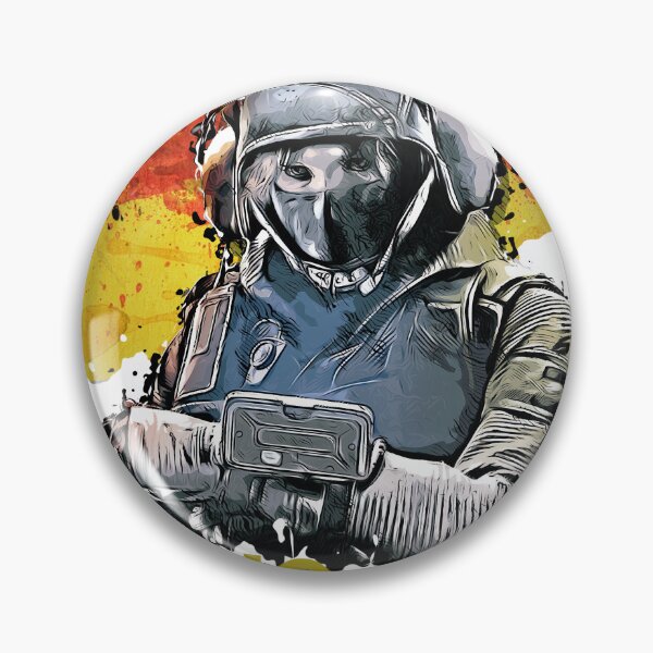 Item preview, Six Siege Operator IQ Design | Unique Gaming Art designed and sold by traxim.