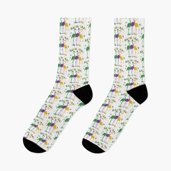 Item preview, Funny Flamingo With happy Mardi Gras, Be Ready For Mardi Gras 2025 designed and sold by ArtByKatti.