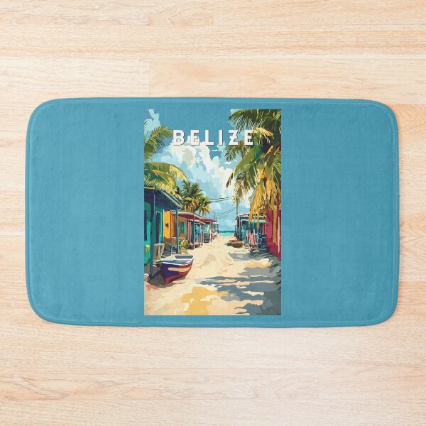 Item preview, Belize Illustration Travel Art Vintage designed and sold by KrisSidDesigns.