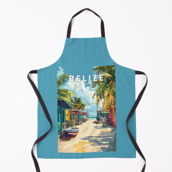 Item preview, Belize Illustration Travel Art Vintage designed and sold by KrisSidDesigns.