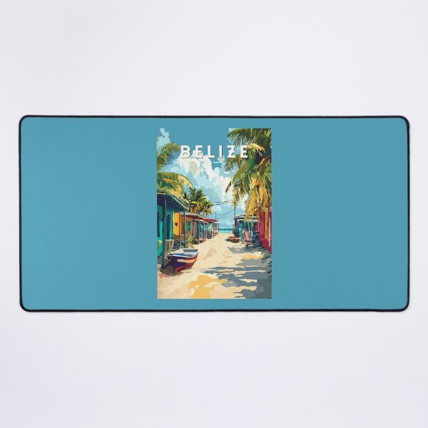 Item preview, Belize Illustration Travel Art Vintage designed and sold by KrisSidDesigns.