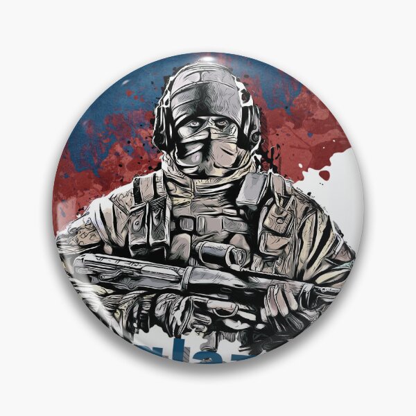 Item preview, Six Siege Operator Glaz Design | Unique Gaming Art designed and sold by traxim.