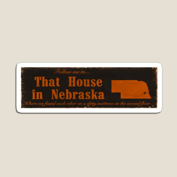 Item preview, A House in Nebraska - Ethel Cain inspired sticker designed and sold by FutureStarter.