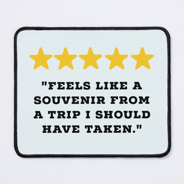 Item preview, Travel Lover Reviews Funny 5 Star Review #4 designed and sold by Jollys-ArtShop.