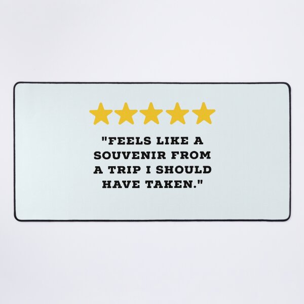 Item preview, Travel Lover Reviews Funny 5 Star Review #4 designed and sold by Jollys-ArtShop.