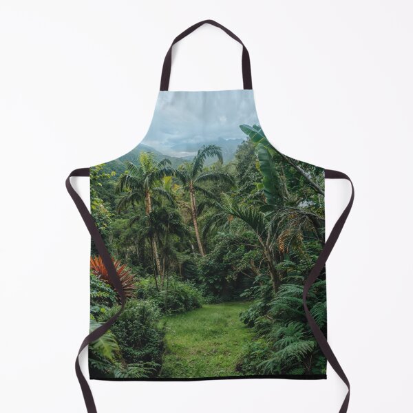 Item preview, Tropical hawaiian Rainforest with Misty Mountain designed and sold by regnumsaturni.