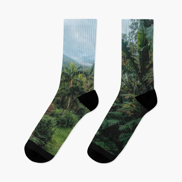 Item preview, Tropical hawaiian Rainforest with Misty Mountain designed and sold by regnumsaturni.