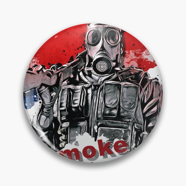 Item preview, Six Siege Operator Smoke Design | Unique Gaming Art designed and sold by traxim.