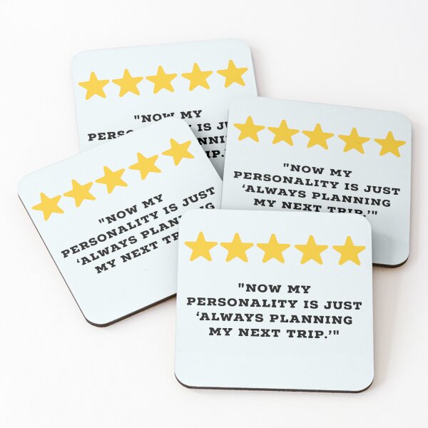 Item preview, Travel Lover Reviews Funny 5 Star Review #5 designed and sold by Jollys-ArtShop.