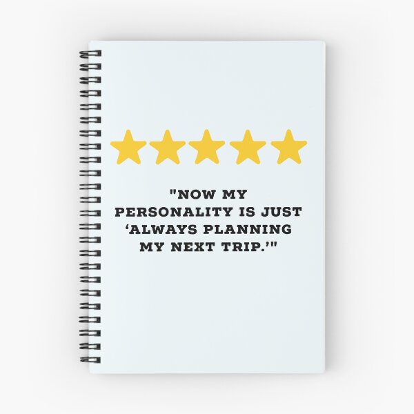 Item preview, Travel Lover Reviews Funny 5 Star Review #5 designed and sold by Jollys-ArtShop.