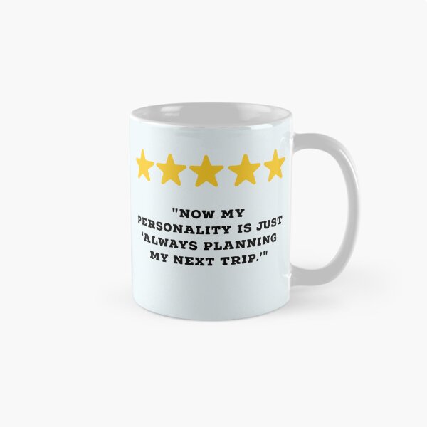 Item preview, Travel Lover Reviews Funny 5 Star Review #5 designed and sold by Jollys-ArtShop.