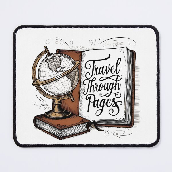 Item preview, Globe & Book designed and sold by alittlelibrary.