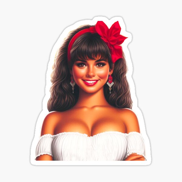 Vista previa del artículo con la obra «Chica linda de los 80», diseñado y vendido por PulpVintage.