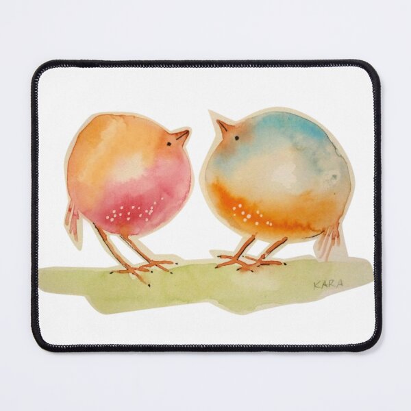 Item preview, Two Colorful Birds designed and sold by Kara Draws.